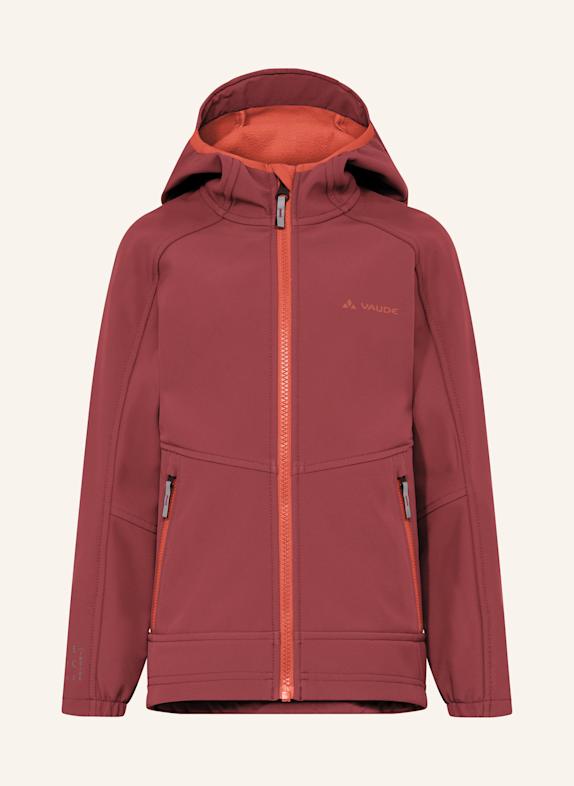 VAUDE Softshell-Jacke KIDS RONDANE JACKET IV ROT