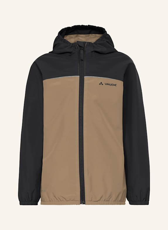 VAUDE Regenjacke TURACO III SCHWARZ/ BRAUN