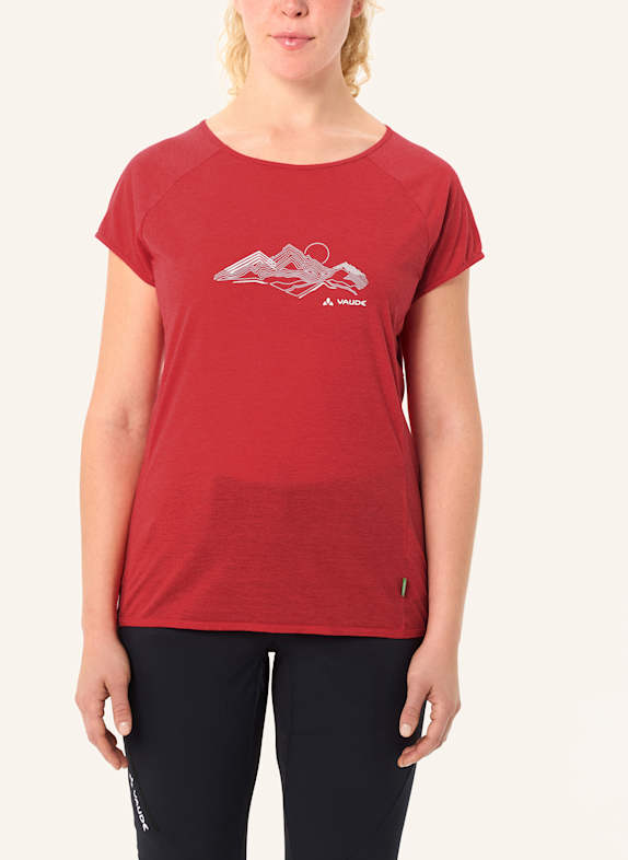 VAUDE T-Shirt TEKOA II ROT