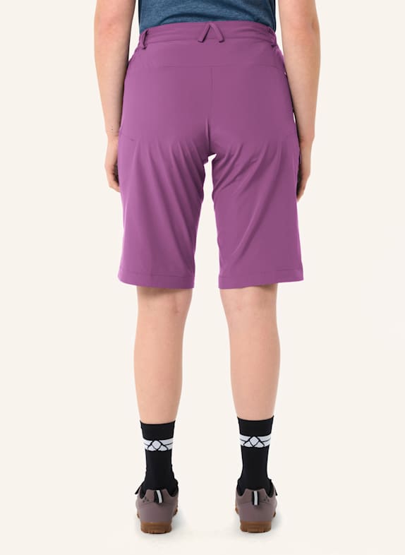 VAUDE Radhose mit gepolstertem Einsatz W TAMARO SHORTS III LILA