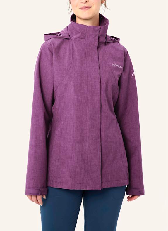 VAUDE Hardshell-Jacke W ROSEMOOR JACKET II LILA