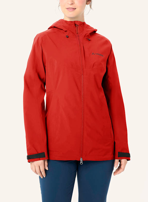 VAUDE Hardshell-Jacke W ELOPE JACKET III ROT