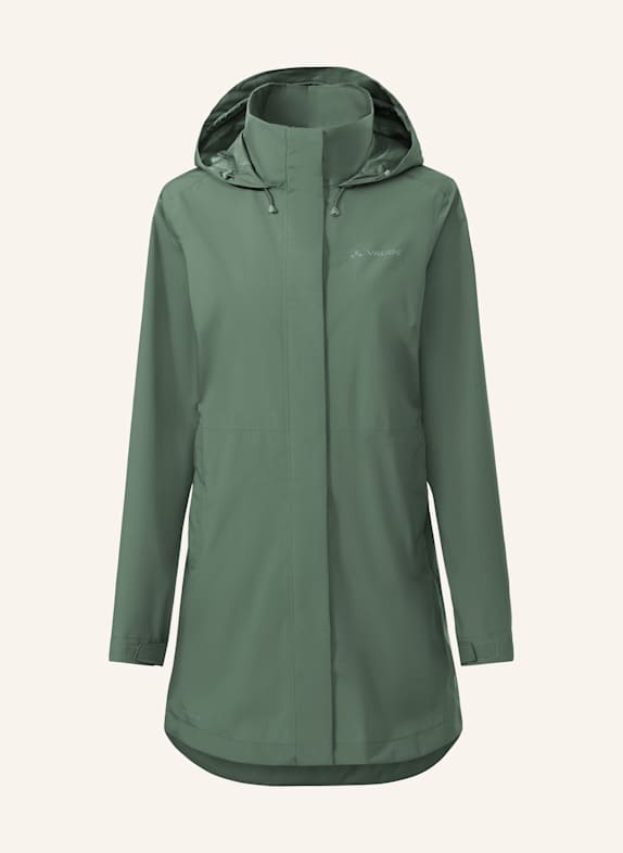 VAUDE Hardshell-Jacke W STRONA 2,5L COAT MINT