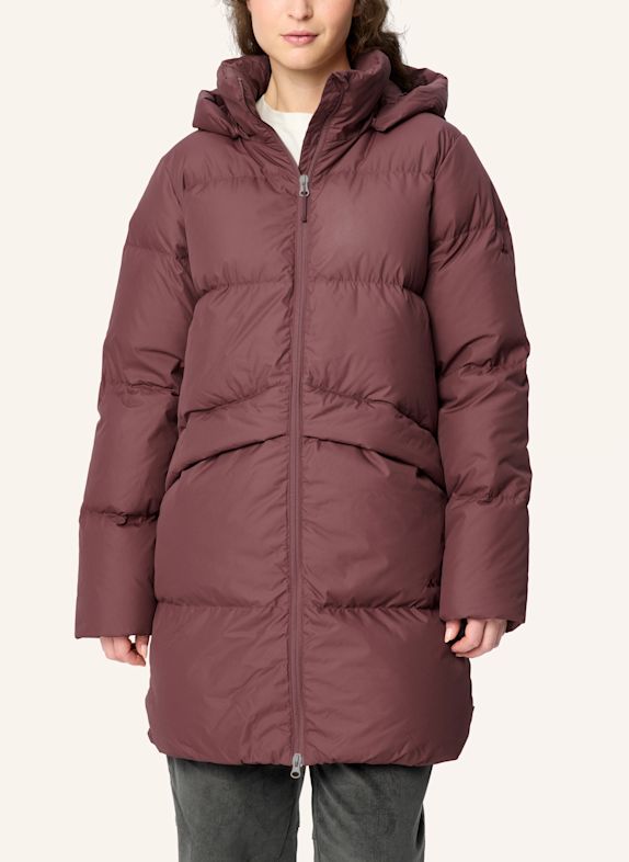 VAUDE Daunenmantel ANNECY II DUNKELROT / ALTROSA