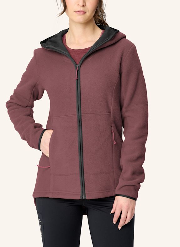 VAUDE Fleecejacke NEYLAND II DUNKELROT / ALTROSA