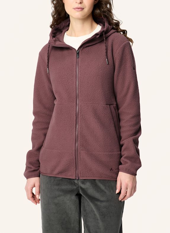 VAUDE Fleecejacke MANUKAU II DUNKELROT / ALTROSA
