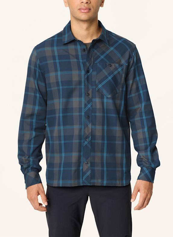 VAUDE Outdoor-Hemd NESHAN IV BLAU / HELLBLAU