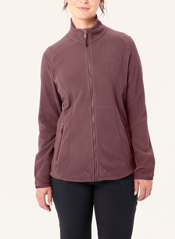 VAUDE Fleecejacke ROSEMOOR DUNKELROT / ALTROSA