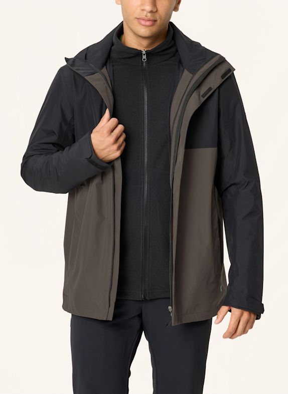 VAUDE 2-in-1-Jacke ROSEMOOR BRAUN