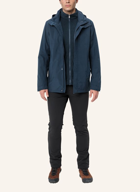 VAUDE 2-in-1-Jacke ROSEMOOR BLAU