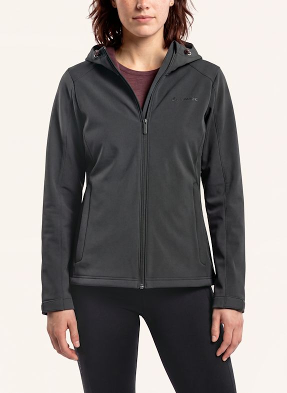 VAUDE Softshell-Jacke W MANANG SOFTSHELL JACKET GRAU