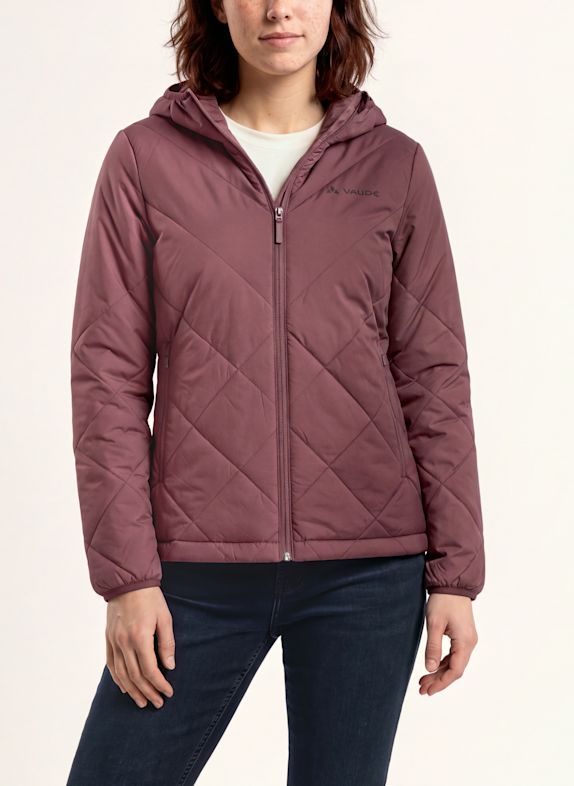 VAUDE Isolationsjacke W TESINO HOODED J II DUNKELROT / ALTROSA