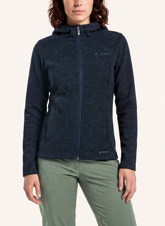 VAUDE Fleecejacke W TIKOMA HOODY JACKET II BLAU