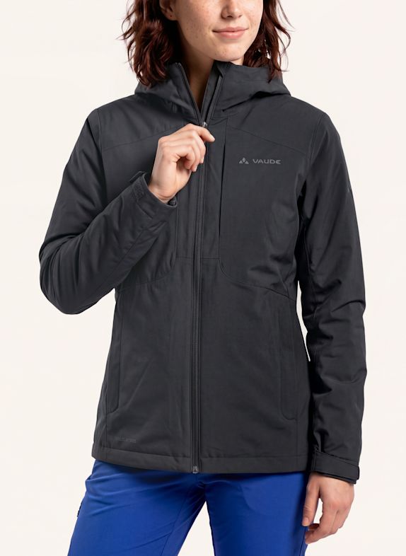 VAUDE Outdoor-Jacke W MORKON WOOL-LINED JKT SCHWARZ