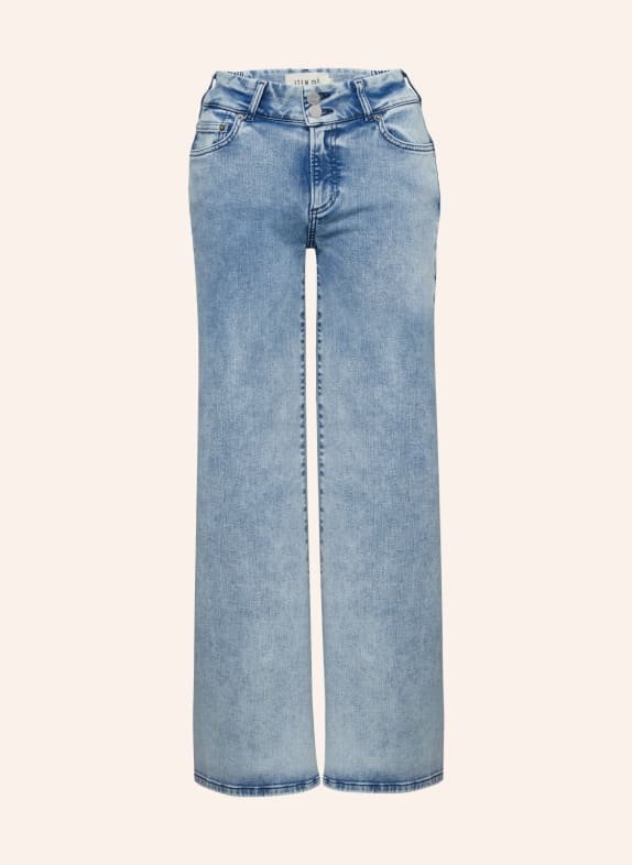 ITEM m6 Flared Jeans WIDE LEGGED HIGH RISE DENIM HELLBLAU