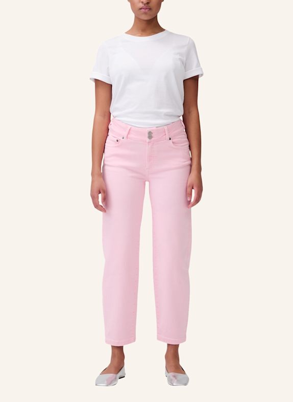 ITEM m6 7/8-Jeans CROPPED HIGH RISE DENIM CREME