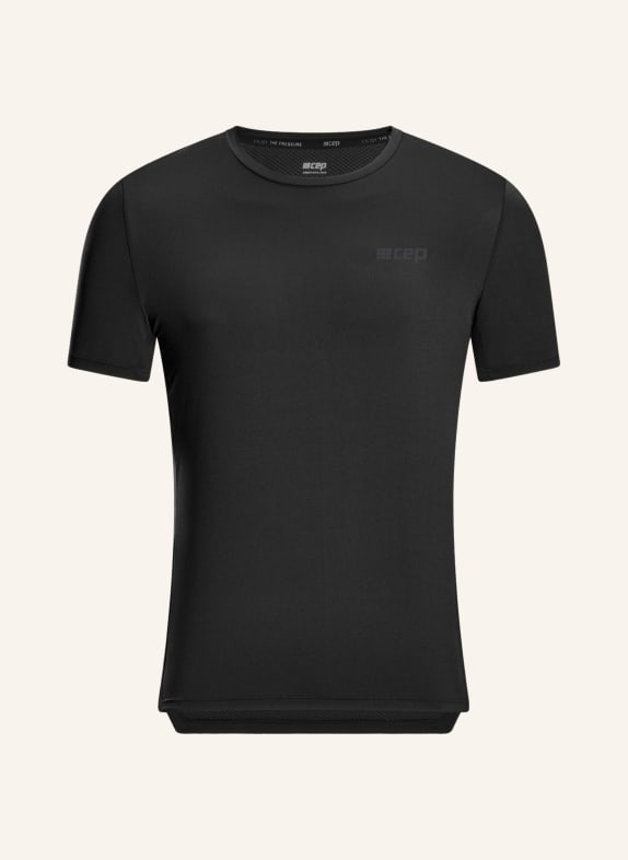 cep Laufshirt THE RUN SHORT SLEEVE SCHWARZ