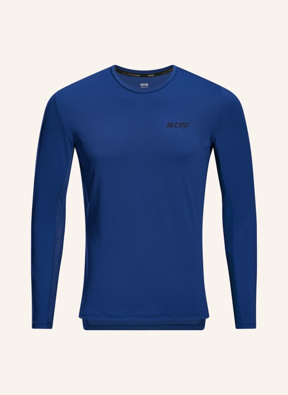 cep Laufshirt THE RUN LONG SLEEVE DUNKELBLAU