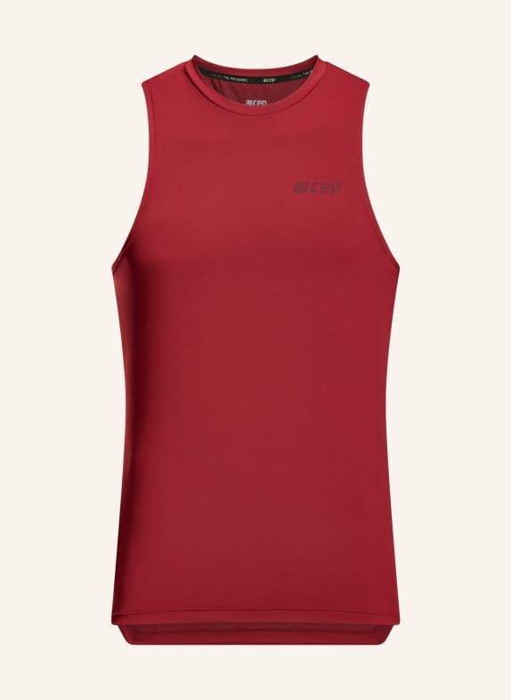 cep Tanktop THE RUN DUNKELROT