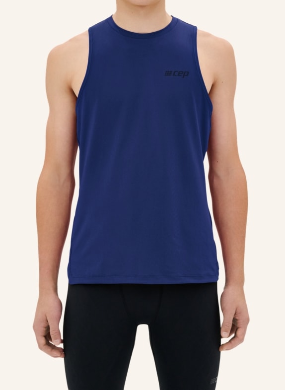 cep Tanktop THE RUN DUNKELBLAU