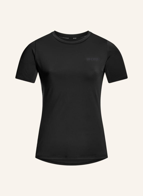 cep Laufshirt THE RUN SHORT SLEEVE SCHWARZ