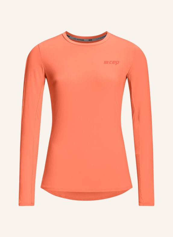 cep Laufshirt THE RUN LONG SLEEVE ORANGE