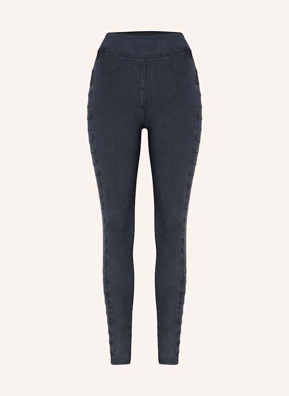 ITEM m6 Leggings BIKER mit Shapingeffekt SCHWARZ