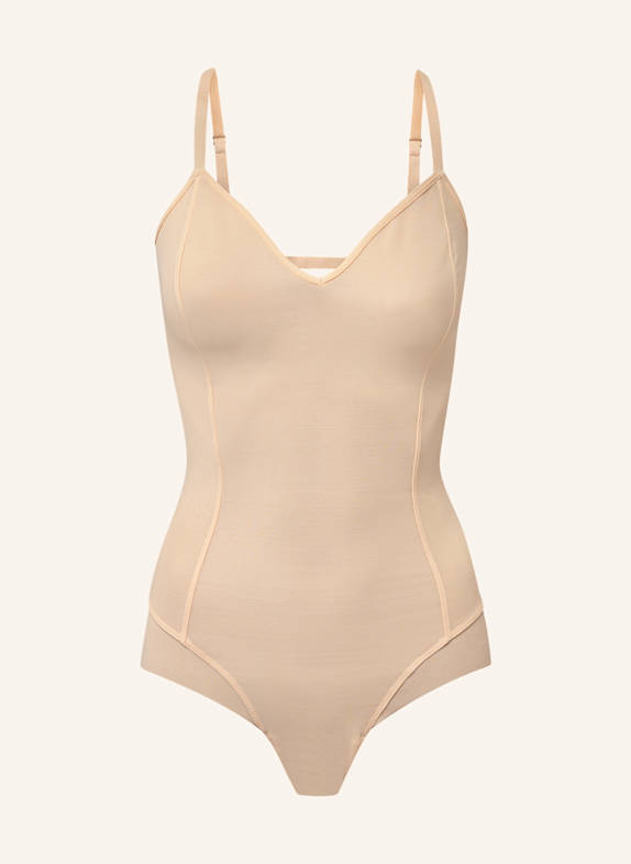 ITEM m6 Shape-Body ALL MESH mit Rückenausschnitt BEIGE