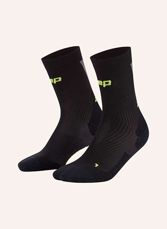 cep Laufsocken CORE RUN UTRALIGHT MID CUT SCHWARZ/ GRAU