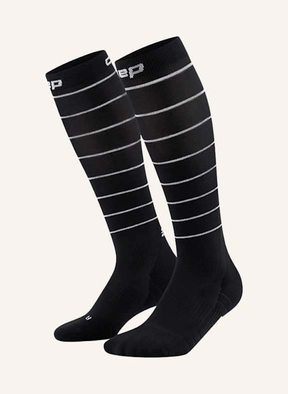 cep CEP CEP pro run reflective socks, tall, 2.0,  women SCHWARZ