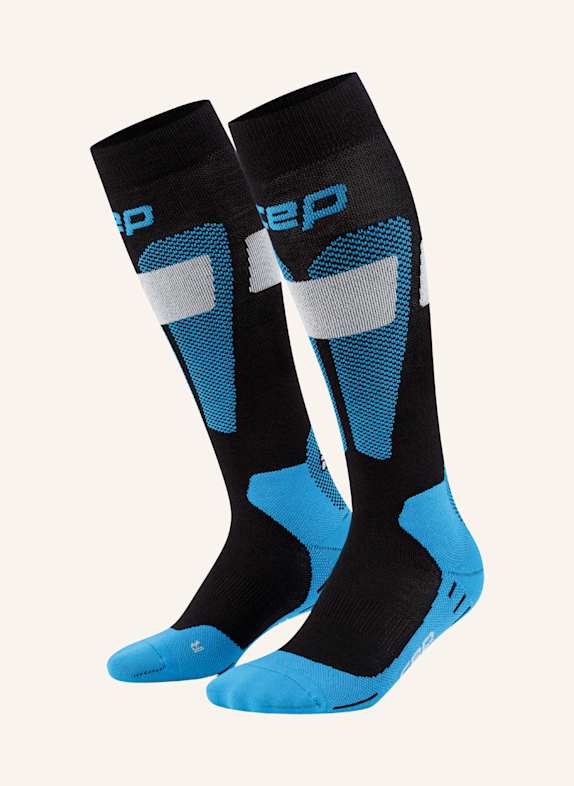 cep Skisocken SKI MERINO TALL 3.0 SCHWARZ/ BLAU
