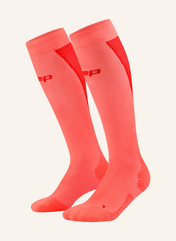 cep CEP CEP run ultralight socks, tall, 4.0, men NEONORANGE / ROT