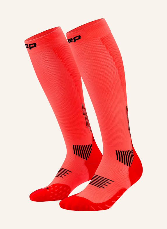 cep Laufsocken THE RUN SOCKS TALL NEONORANGE