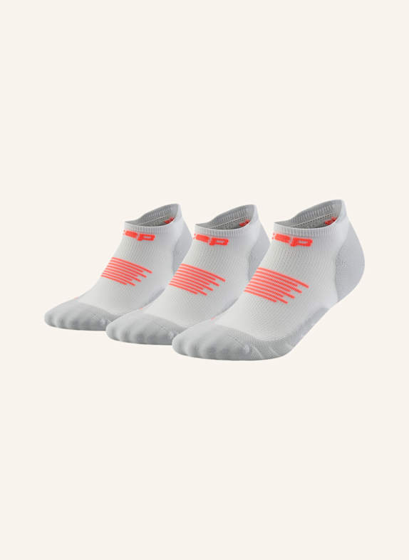 cep Laufsocken RUN 3-PACK NO SHOW mit Kompression GRAU