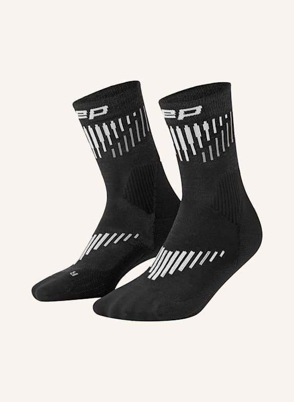 cep CEP CEP core run merino socks, mid cut, 3.0, men SCHWARZ