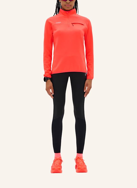 cep Longsleeve CORE RUN THERMAL ZIP SHIRT 2.0 NEONORANGE