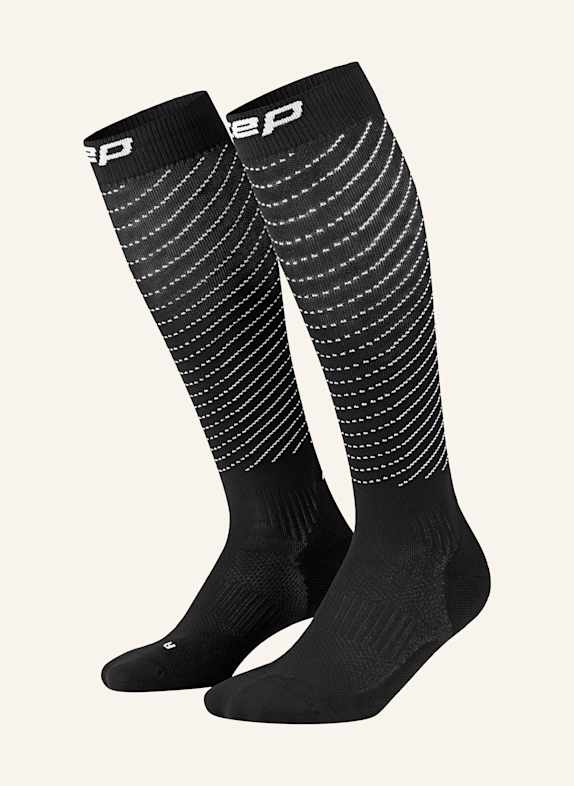 cep CEP CEP pro run reflective socks, tall, 3.0,  women SCHWARZ