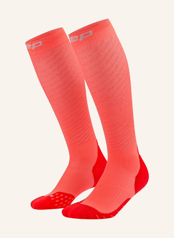 cep CEP CEP pro run reflective socks, tall, 3.0,  women NEONORANGE