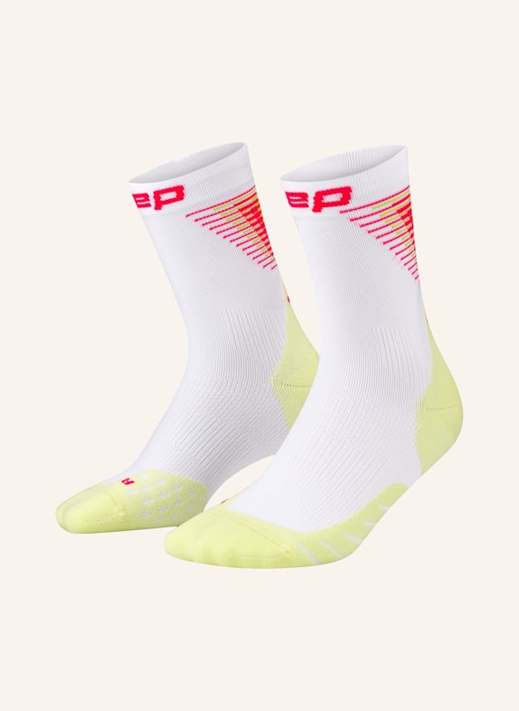 cep CEP CEP run edt. halo socks, mid cut, women WEISS / HELLGRÜN