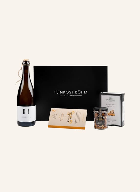 Feinkost Böhm Geschenkbox KLEINES DANKESCHÖN SCHWARZ