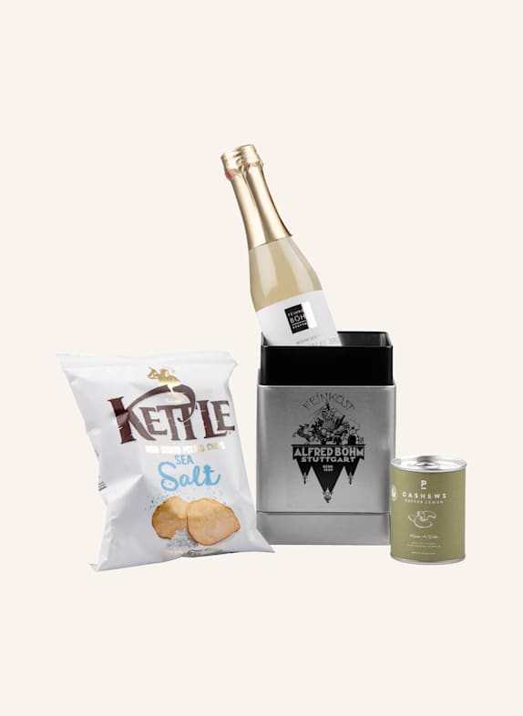 Feinkost Böhm Geschenkdose SALZIG SCHWARZ