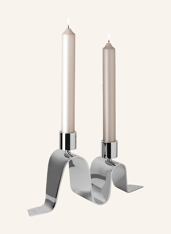Fink Leuchter, 2-flammig HILARA SILBER