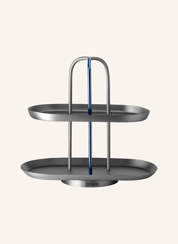 Fink 2er Etagere UPPER EAST BLAU/ GRAU