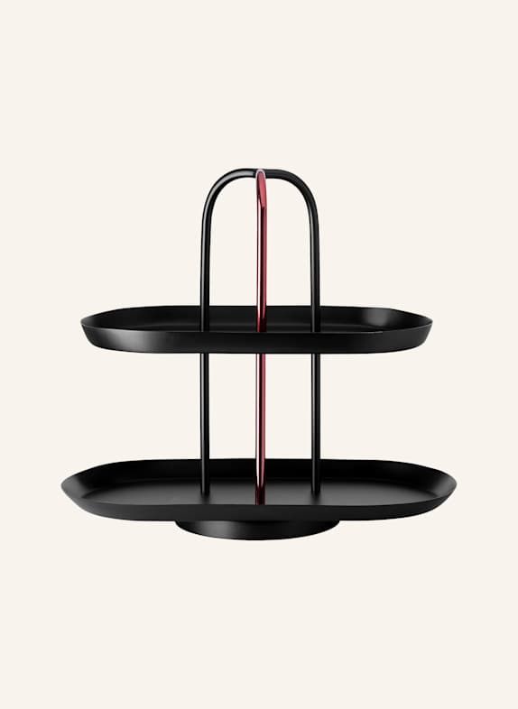 Fink 2er Etagere UPPER EAST ROT/ SCHWARZ