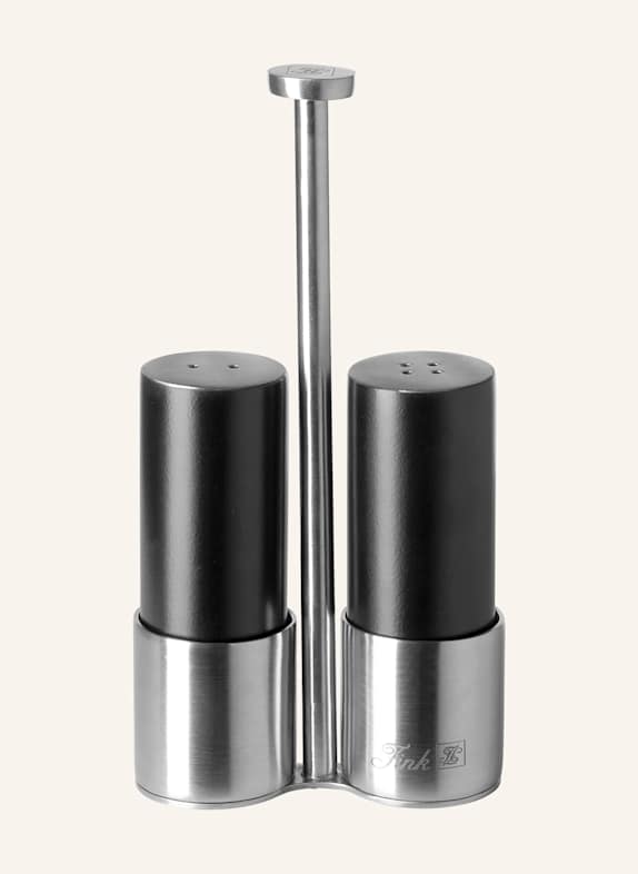 Fink Salz- und Pfefferstreuer ROCCO SCHWARZ/ SILBER