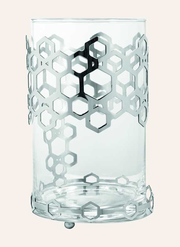 Fink Windlicht mit Glas DELIGHT SILBER