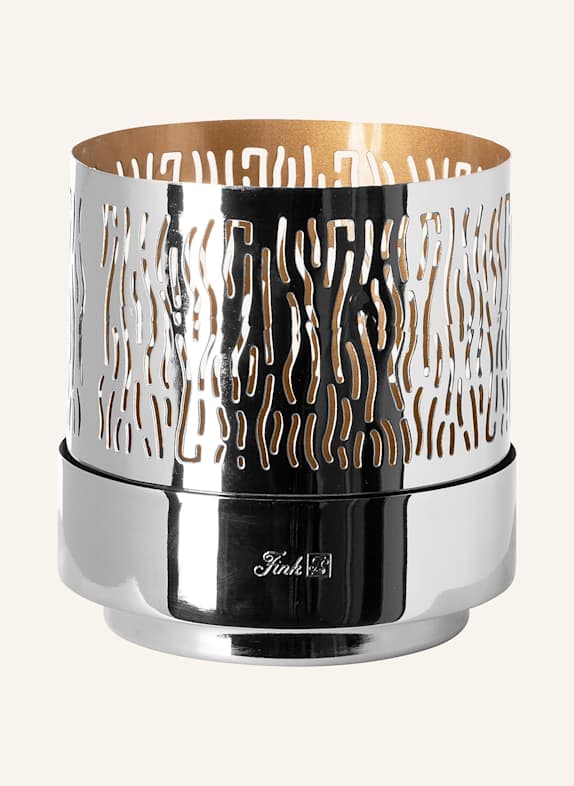 Fink Windlicht, Windlicht ohne Glas MARIAN SILBER