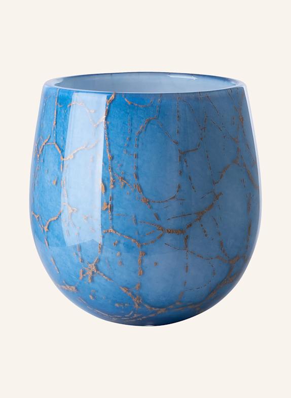 Fink Windlicht, Vase COSMIC BLAU/ GOLD