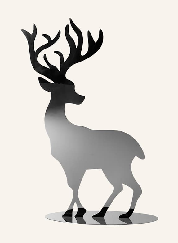 Fink Deko Hirsch JASPER SILBER