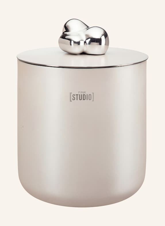 Fink Studio Eiswürfeleimer SPACE PEARL SILBER/ CREME